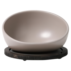 HARIO 好璃奧 INK 法鬥犬專用碗 177 x 155 x 97mm 150ml, 灰米色, 1個