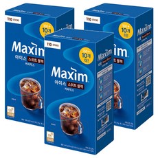 Maxim 麥心 冰甜黑咖啡隨身包, 5.9g, 110入, 3個