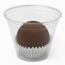 투명 일회용 디저트컵 270ml 9.2 x 5.5 x 7.4 cm, 50개입, 1개