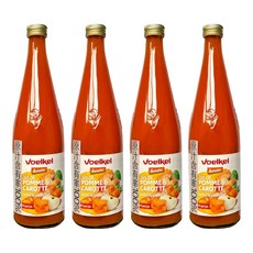 voelkel 維可 蘋果胡蘿蔔汁, 700ml, 4瓶