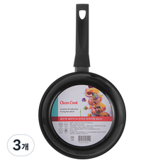 클린쿡 세라믹 IH 인덕션 프라이팬, 20cm, 3개
