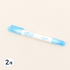 Clover 트윈수성펜, 블루, 2개