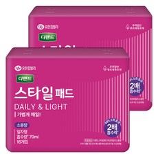 Depend 利清爽 女性用 風格日用 直條型護墊, 16入, 2個