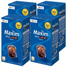 Maxim 麥心 冰甜黑咖啡隨身包, 5.9g, 110入, 4個