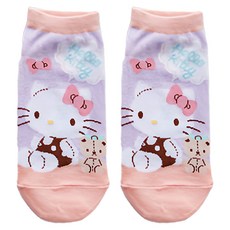 ONEDER 旺達棉品 凱蒂直版襪-布偶 22-26