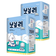 bovely 天然紙漿3層高級捲筒衛生紙, 2個, 25m, 30入