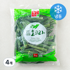 황보마을 오크라 (냉동), 4개, 1kg