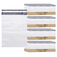 NEXTPAGE 台灣榮工 41號破壞袋 100個, 28 x 37cm, 4包