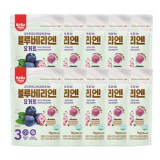 베베당 요거트 큐브, 블루베리, 10개, 16g