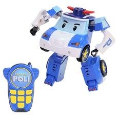 ROI TOYS POLI 波力救援小英雄 10吋變形遙控波力, Blue, 1個