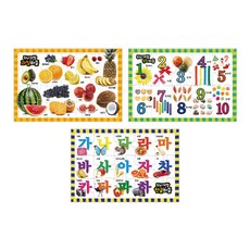 小拼圖 韓文 + 數字 + 水果套組, 智源出版