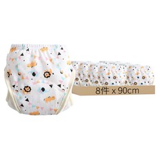 加厚六層學習褲/尿布褲 8~12kg, 90, 彩旗獅子, 4組
