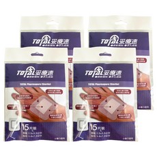 妥療速 舒柔敷料 Z-0113, 4個, 15個裝