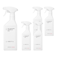 생활공작소 뿌리는 곰팡이 제거제, 750ml, 5개