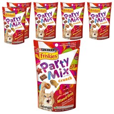 Friskies 喜躍 Party Mix 香酥餅 炙燒烤肉 貓零食, 60g, 6包