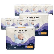 Cooing 쿠잉 에어나이트 팬티, 대형(L), 208매