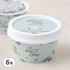 디어파인 흑임자 그릭요거트, 100g, 1개입, 6개