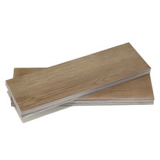 黏性地板裝飾貼紙, 胡桃棕 (WTI-37), 18入