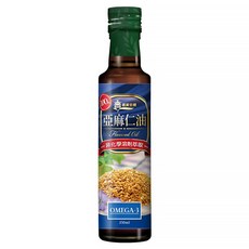 義美生機 亞麻仁油 非化學溶劑萃取 Omega-3, 250ml, 1瓶