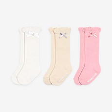 하이베이비키즈 쁘띠 골지 아기 니삭스 3종 세트