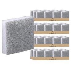 3M Scotch-Brite 廚房去污清潔迷你海綿, 4個, 12個裝, 灰色