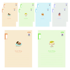 펜피아 800 초등노트 3-6 무제, 랜덤 발송, 10개