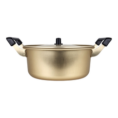 PIATTO 經濟實惠雙耳黃金鍋, 1個, 黃色, 24cm