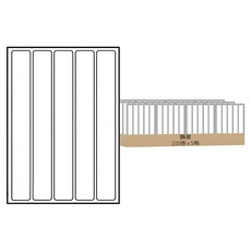 鶴屋 A4三用電腦標籤 71號 B38289 289 x 38mm, 105張, 5格