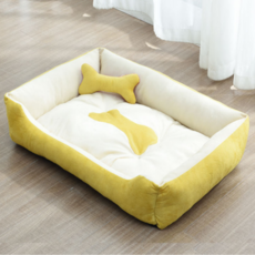J Pet 寵物靠墊, 皇家黃, 1個