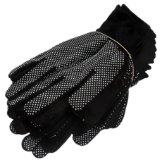 imi 矽膠半塗層工作手套, 黑色, 10入