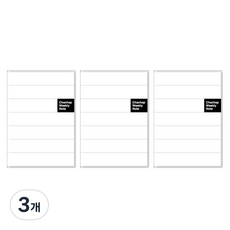 캐찹 위클리 플래너 노트 만년형 3p, 혼합색상, 3개