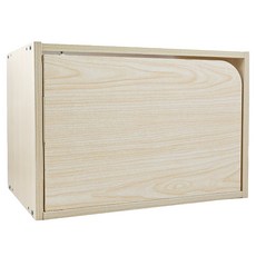 MAMORU 木門櫃 美觀簡約, 楓木色, 1個