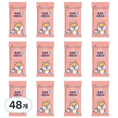브리더랩 반려동물 똑똑똑 발바닥 엉덩이 크린 물티슈, 30개입, 48개