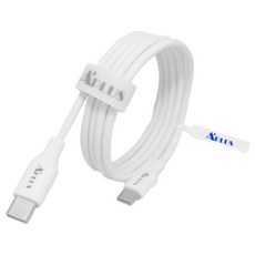 APLUS Type-C-Type-C 快充傳輸線 60W, 1m, 白色, 1條