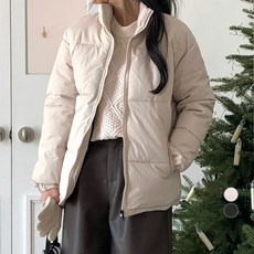 afinar 女款高領常規鋪棉外套