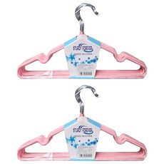 兒童防滑衣架 10入, 顏色隨機, 2組