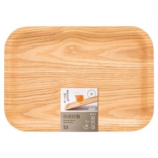 品木屋 防滑托盤 質感天然原木 多用途使用, 原木色, 1個