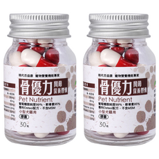 現代百益康 骨優力關節保養膠囊 小型犬貓 500mg 30顆, 骨優力關節保養, 2罐