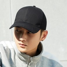 Minidu 大尺寸大頭素色棒球帽