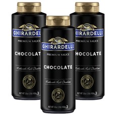 기라델리 초코렛맛 프리미엄 소스, 454g, 3개