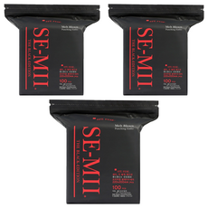SE-MI 黑色限定版 加厚款拋棄式菜瓜布, 黑色, 3包, 100片