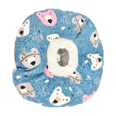 伊莉莎白圈太陽花, 藍色熊熊(S), 適用於貓咪、狗狗, 1個