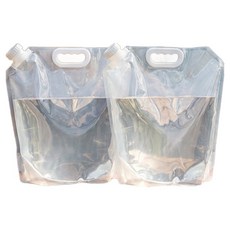 디펜즈만 캠핑용 물주머니 15L, 투명, 2개