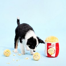 Zippypaws 隱藏的爆米花小狗鼻子走玩具, 混色, 1個
