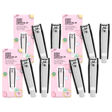 Elisix 不粘指甲鉗, 混色, 8個