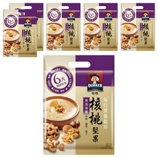 QUAKER 桂格 每日營養穀珍核桃堅果 無添加糖, 25g, 10包, 6袋