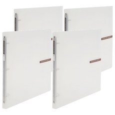 ECO Chung Woon 環保青雲 彩色夾迷你O型環3孔活頁夾 A4 2cm, 透明色, 4本