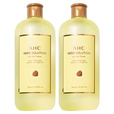 AHC 허브 솔루션 레몬 토너, 500ml, 2개