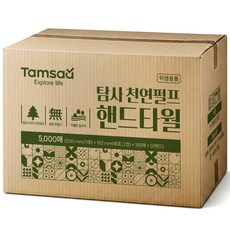 Tamsaa 天然紙漿擦手紙, 1個, 5000入