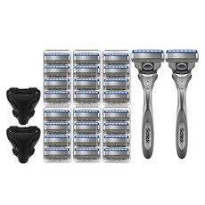 쉬크 하이드로5 스킨 프로텍트 멀티 기획팩, 핸들 + 날 13p + 커버, 2세트